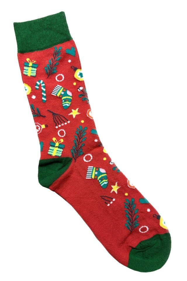 A CLASSE Yılbaşı Desenli Çorap