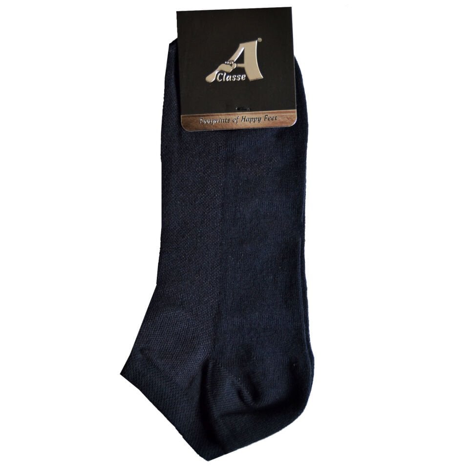 Pike Örgü Lacivert Erkek Patik Çorap
