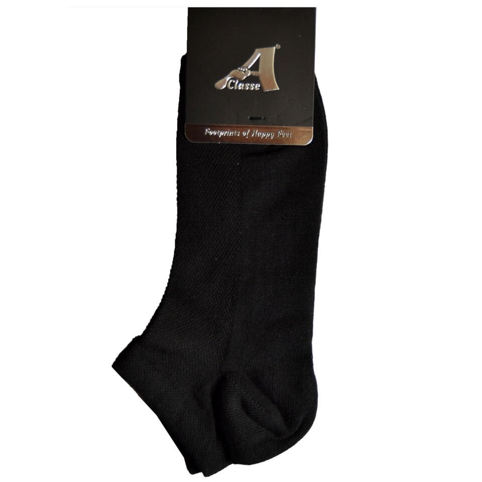 Pike Örgü Siyah Erkek Patik Çorap