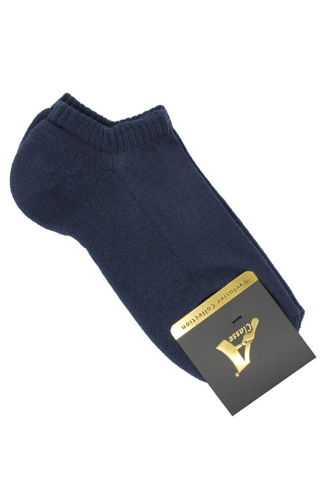 Tabanı Havlu Lacivert Spor Patik Çorap