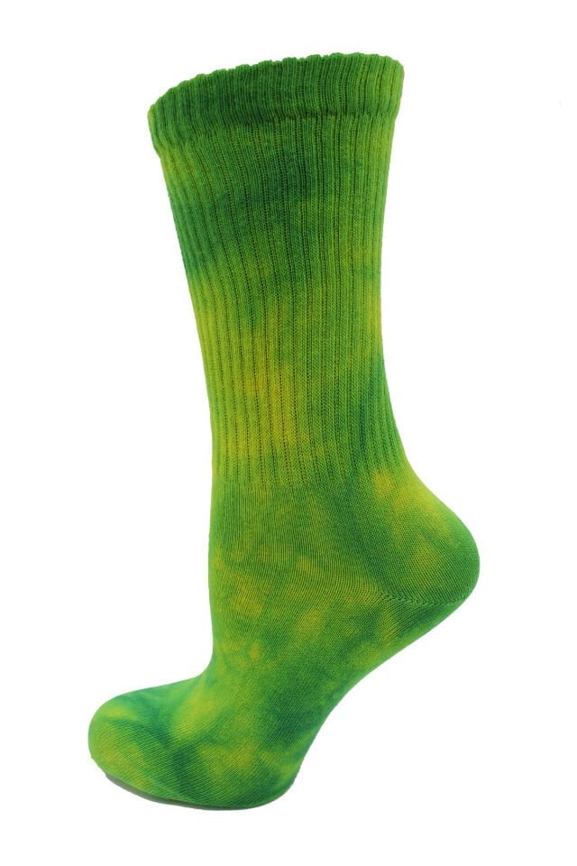 Yeşil Batik Spor Çorap